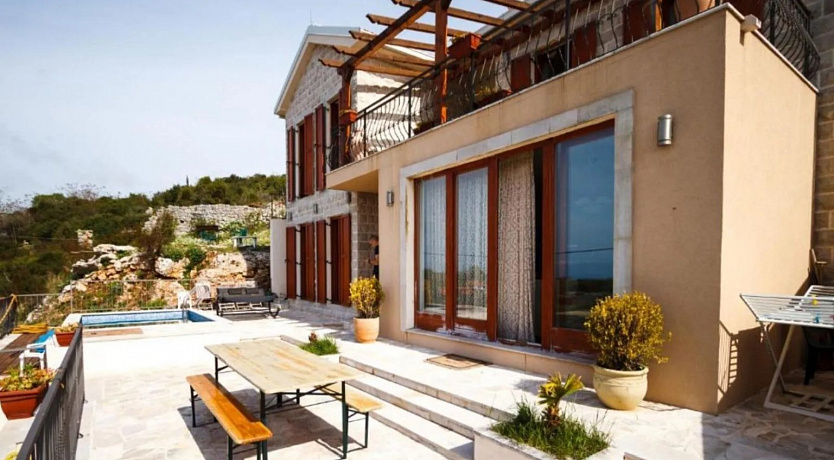 Two-story villa with a pool in an exclusive location near Budva
